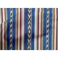 thumbnail image 4 of oneOone Cotton Cambric Medium Blue Fabric Stripe Ikat Dress Material Fabric Print Fabric By The Yard 56 Inch Wide, 4 of 4