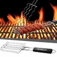 thumbnail image 1 of TIMIFIS Bbq Accessories Bbq Barbecue Tools Sausage Barbecue Sausage Barbecue Net Stainless Steel Barbecue Net Outdoor Barbecue Rack Barbecue Clip Grill Set, 1 of 8