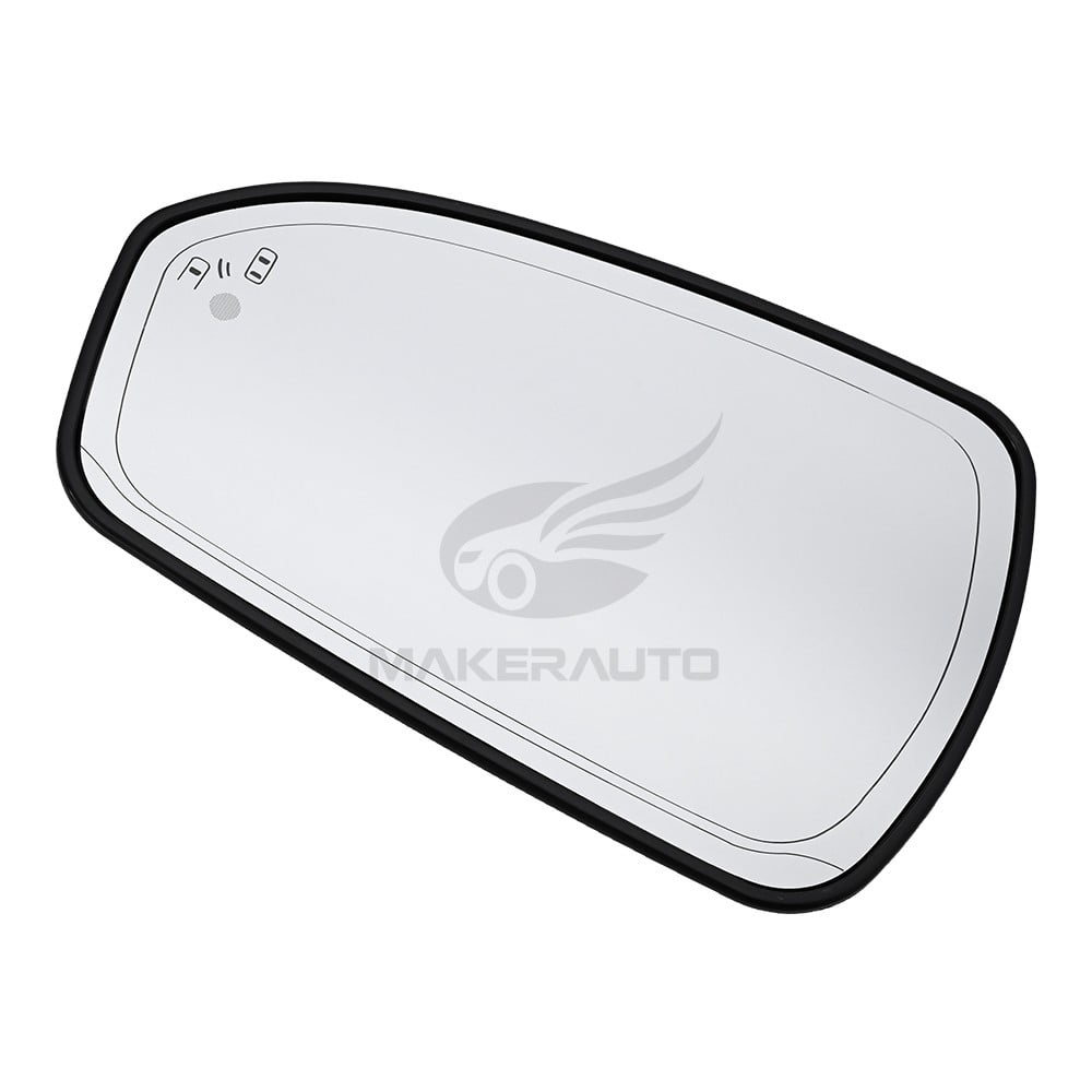 1 Pc Driver Side Mirror Glass Heated With Blind Spot Detection For 2013-2021 Ford Fusion USA