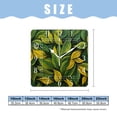 thumbnail image 2 of 16 Inch Wall Clock Battery Operated Square Clock Decorative for Office, Kitchen, Outdoor, Living Room，Fresh Leaves Illustration, 2 of 4
