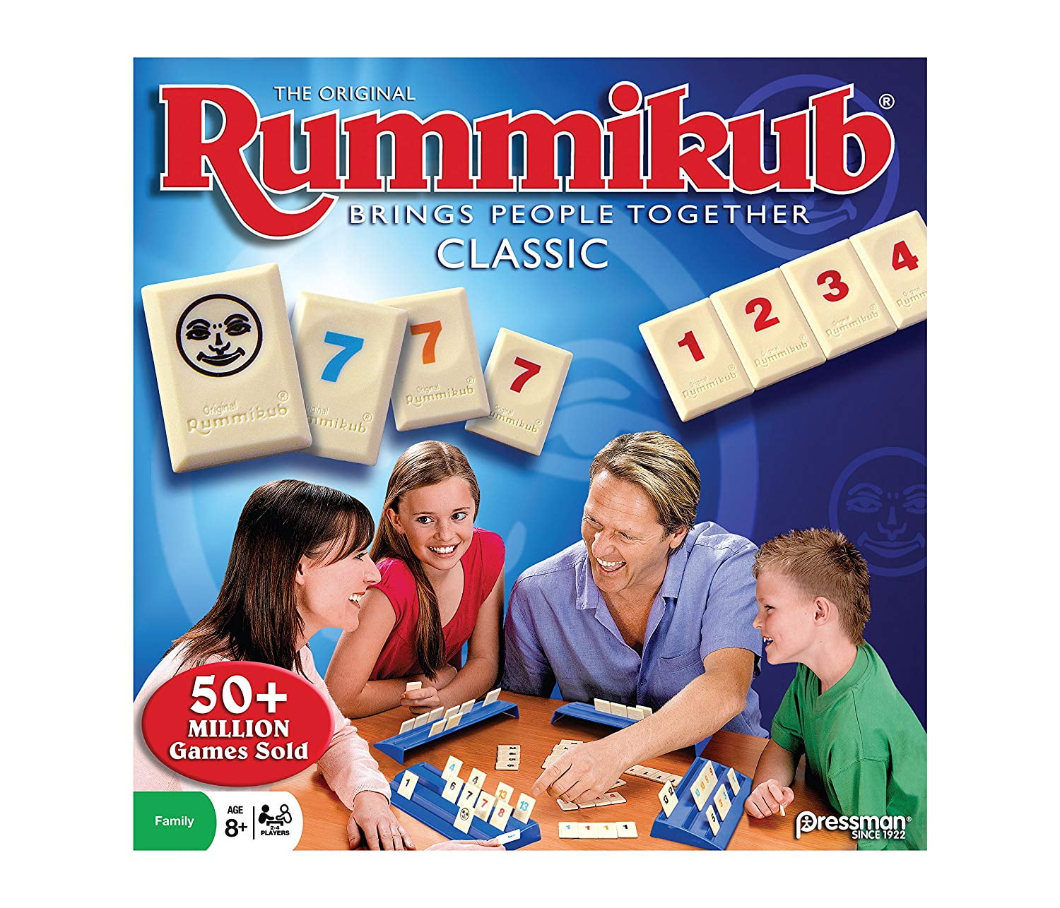 Rummikub Replacement Game Tile Blue 3 