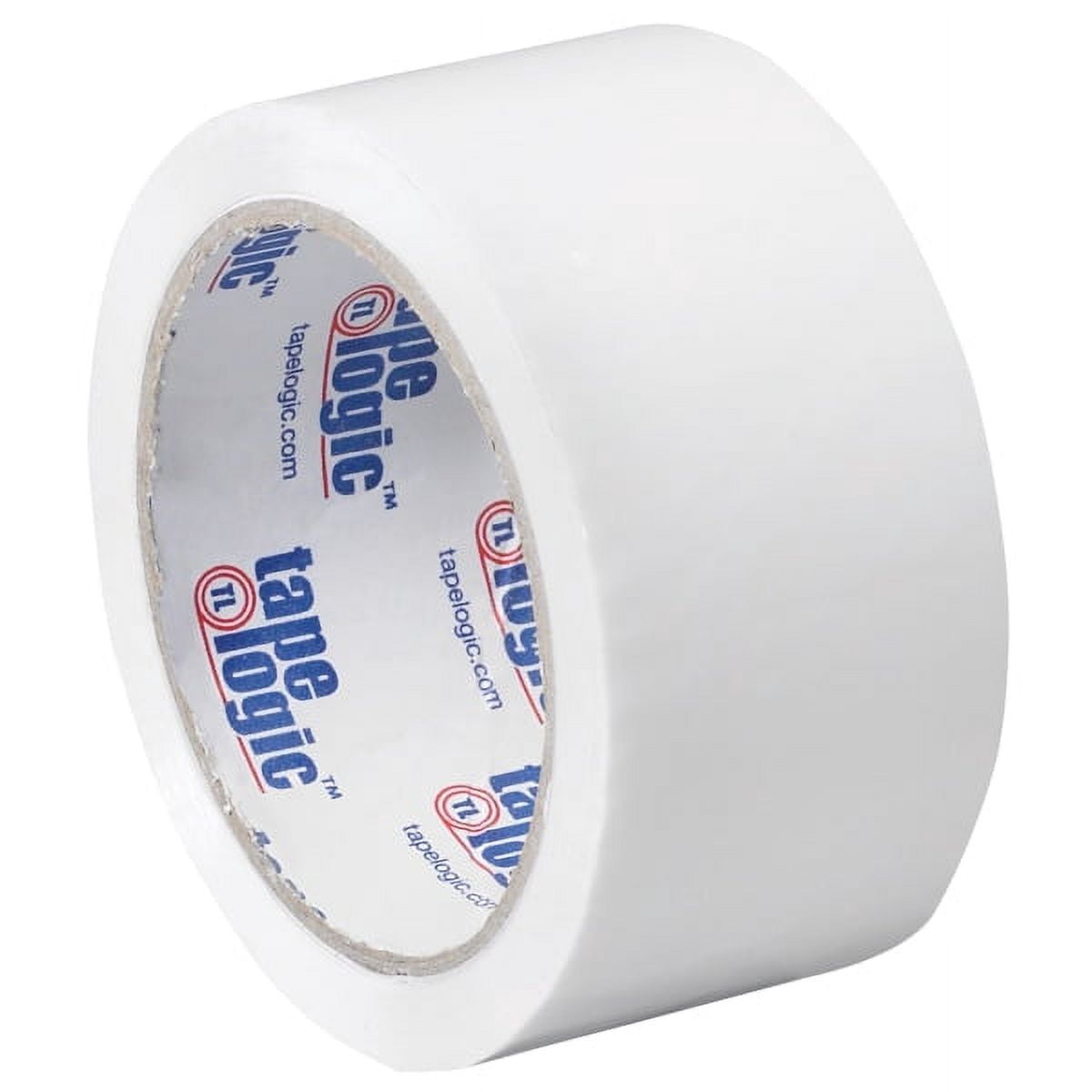 Tape Logic® Carton-Sealing Tape, 3" Core, 2" x 55 Yd., White, Pack Of 18