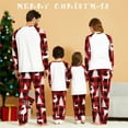 thumbnail image 2 of Christmas European And American Christmas Deer Head Print Parent-child Home Service Suit, 2 of 6