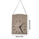 thumbnail image 4 of Unique Shoulder Bag Wall Clock Brown Leather Creative Handbag A, 4 of 5