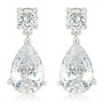 thumbnail image 1 of Precious Stars Boucles d'Oreilles en Zircone Cubique en Forme de Poire, 1 of 2
