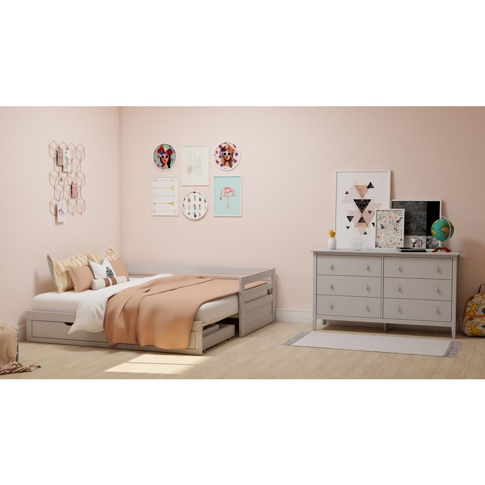 Bolton furniture jasper twin to king 2024 extending day bed with storage drawers