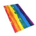 thumbnail image 2 of Kdxio Hand Towel Rainbow Colored for Bathroom Kitchen Fingertip Bath Towels 27.5 x 16 Inch Home Hotel Gym Laundry Room, 2 of 9