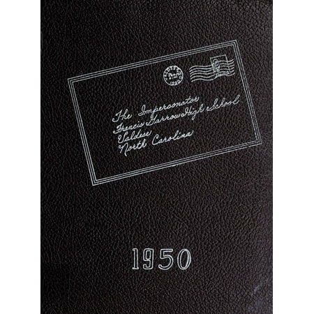 (Custom Reprint) Yearbook: 1950 Francis Garrou High School - Impersonator Yearbook (Valdese NC)