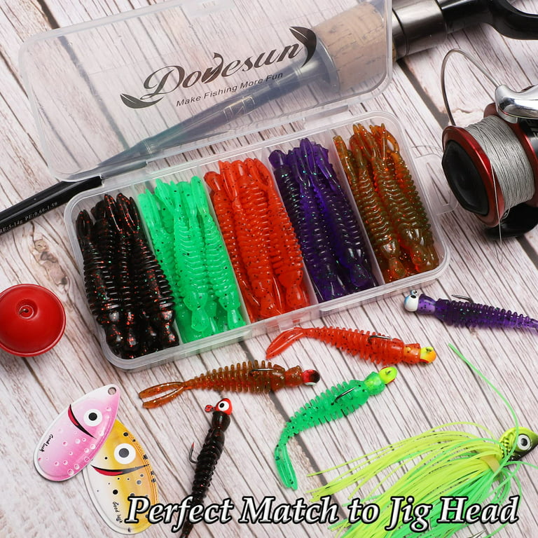 Crappie Lures Kit, Soft Plastic Fishing Lures Crappie Walleye