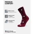 thumbnail image 3 of PUMIER Merino Wool Hiking Crew Socks for Men & Women, Cushioned Anti-Blister, Breathable - 3 Pairs, 3 of 5