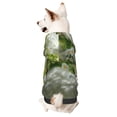 thumbnail image 1 of Fotbe Nature Hand Daisies Art Sudadera con Estampado para Perros Pequeños – Suéter con Capucha para Mascotas, Tela Suave de Forro Polar con Bolsillo-X-Small, 1 of 7