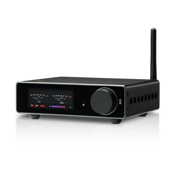Bluetooth DAC Stereo Power Amplifier 300Wx2 Digital Amp with RCA TRS OPT COA USB Input