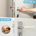 thumbnail image 4 of Uxcell EVA Foam Door Handle Cover Anti-Collision Knob Spiral Covers Protective Sleeve White, 4 of 7