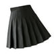 thumbnail image 4 of Falda plisada Mini uniforme de colegiala de tenis de cintura alta con pantalones cortos, negro, S Vogacara AP001094-06, 4 of 7