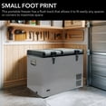 thumbnail image 5 of Whynter FM-62DZ 62-Quart Dual Zone Portable Freezer, Stainless Steel, 5 of 13
