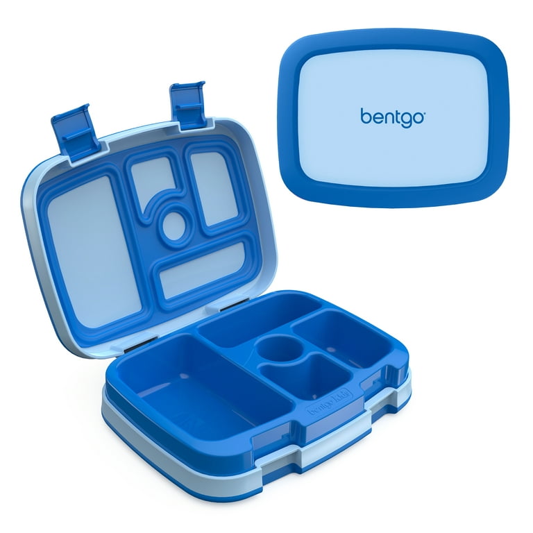 Bentgo Kids Lunch Box 2 H x 6 12 W x 8 12 D Blue - Office Depot