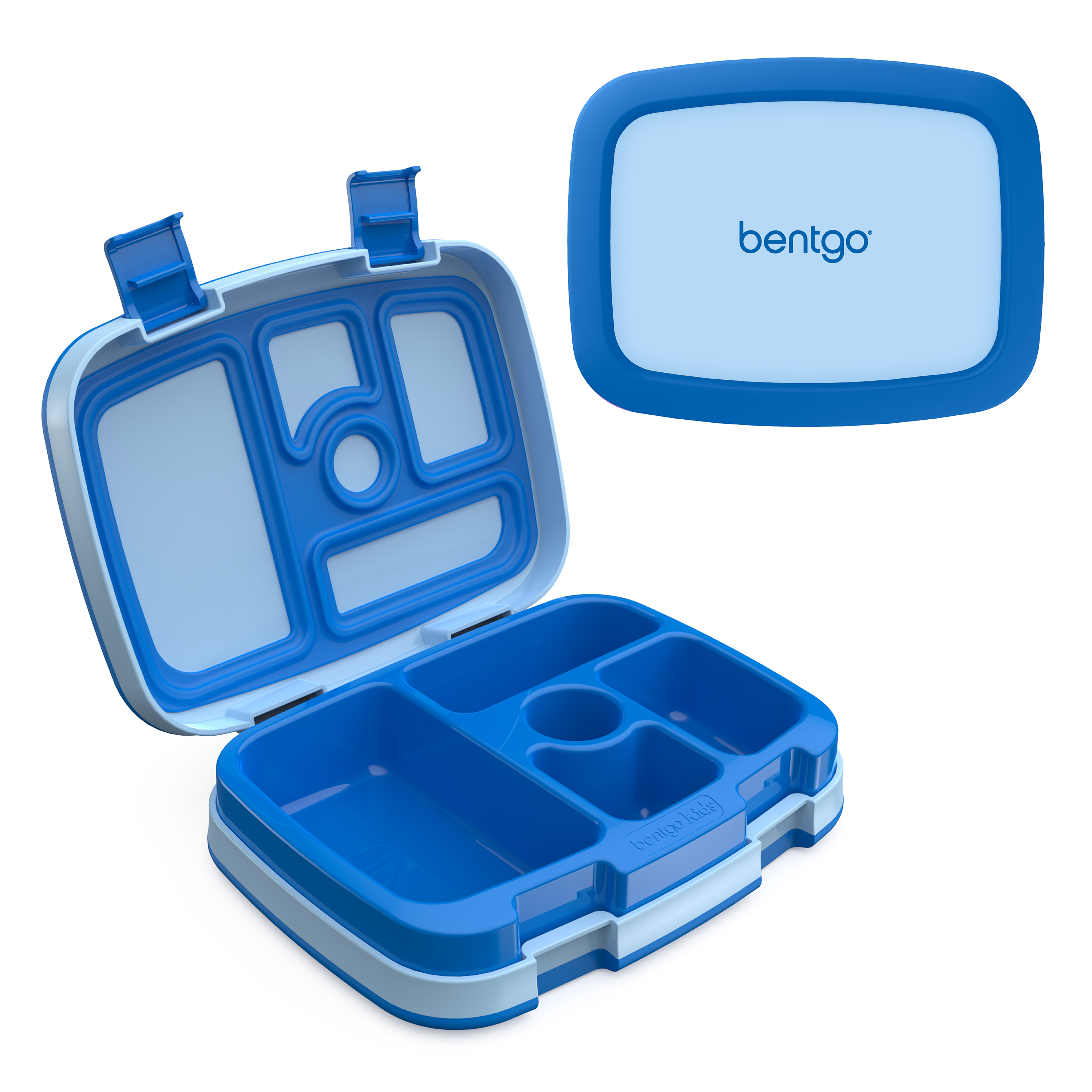 Bentgo Leak-Proof 5-Compartment Bento-Style Lunch Box, Kids, Blue - image 5 of 5