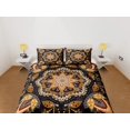 thumbnail image 2 of Mandala Juego de Funda Nórdica Ropa de Cama Boho, Ropa de Cama y Funda de Almohada Hippie, Individual, 2 of 4