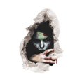 thumbnail image 1 of Pegatina de pared de terror 3D NQ Halloween papel tapiz interior, 1 of 2