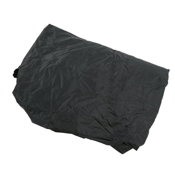 Cubierta impermeable negra para automóvil, cubierta para automóvil a prueba de viento, a prueba de polvo, protección UV, resistente a los arañazos con tiras reflectantes para camiones(L)