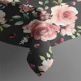 thumbnail image 3 of Pioneer Flower Floral Print Pattern Rectangle Tablecloth 60"x84",Waterproof Polyester Rectangle Table Cloth, Wipeable Spillproof Polyester Tablecloth for Dining, Camping, Indoor and Outdoor, 3 of 5