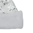 thumbnail image 7 of Northlight 21" Silver and White Sequin Snowflake Christmas Santa Hat - Medium, 7 of 7