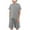 Grey, variant on Boy Clothes Toddler Boys Outfit Sets Kids Baby Unisex Spring Summer Cotton Striped Print Short-sleeved Casual 6 12 18 24Months 2T 3T T-shirt Tops Shorts 2PCS Set 2 Piece