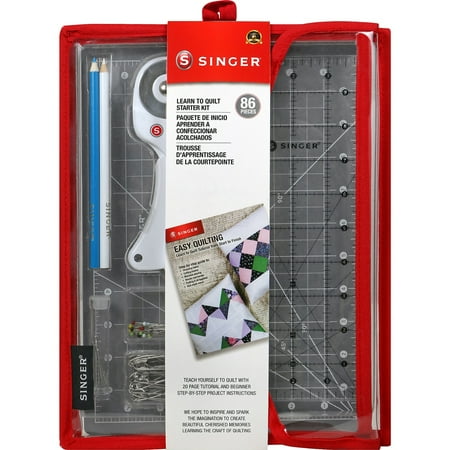 UPC: 0071081073061 | Singer Learn To Quilt Starter Kit 86pcs
