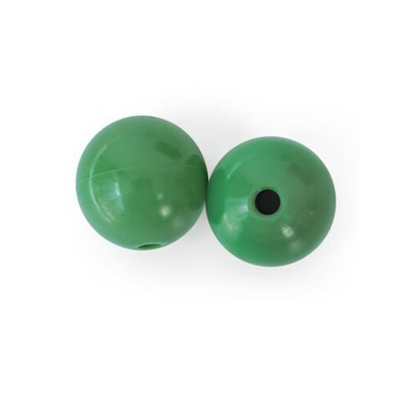BLUEWING Outrigger Ball Stops 2pcs Fishing Rigging Ball Plastic Pair Fishing Line Equipment, Green