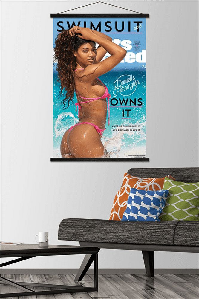 Sports Illustrated: Swimsuit Edition - Danielle Herrington Cover 18 Wall Poster with Magnetic Frame, 22.375" x 34"
