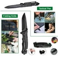 thumbnail image 4 of Kit de supervivencia 35 en 1, botiquín de primeros auxilios, equipo de supervivencia, regalos de cumpleaños de Navidad para hombres, novio, marido, camping, senderismo, caza, pesca1, 4 of 5