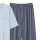 thumbnail image 4 of Ceisia Men's Plus Size Loose Fit Modal Cotton Crew Neck T-Shirt & Long Pants Set - Breathable Soft Casual Two-Piece Loungewear Gifts, 4 of 5