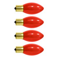 Holiday Time Ceramic Replacement Bulb, Red