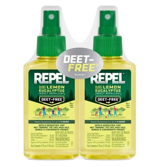 Repel Plant-Based Lemon Eucalyptus Insect and Mosquito Repellent, DEET-Free Bug Spray, 2 Pack