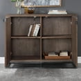 thumbnail image 3 of Uttermost Evros 2-Door Reclaimed Wood and Iron Sideboard in Aged Gunmetal Gray, 3 of 5