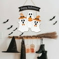 thumbnail image 4 of Halloween Sign Halloween Door Sign Decorations Happy Halloween Wooden Hanging Sign For Front Door Hanger Wreath Decor Halloween Pumpkin Indoor Outdoor Yard Wall Halloween Party Decorations, 4 of 7