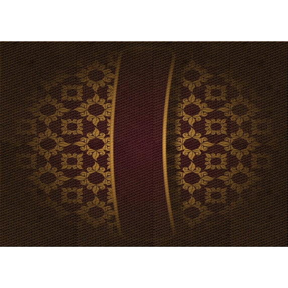 Ahgly Company Machine Washable Indoor Rectangle Transitional Red Brown Area Rugs, 5' x 8'