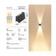 thumbnail image 2 of Solar Wall Light Outdoor Up-Down Lighting LED Lamp Solar Wall Lighting For Yard Garden 5 Lights, 2 of 5