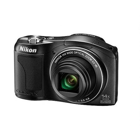 Nikon Black COOLPIX L610 16 MP 14x Optical Zoom Digital Camera