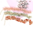 thumbnail image 4 of Xiao Hua Pulsera de cuentas hecha a mano, ideal para hombres y mujeres, con borlas de cristal de piedra natural irregulares y gotas de agua de piedra triturada (rosa oscuro)., 4 of 5