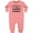 Mauve, variant on Pretty Eyes and Chubby Thighs Baby Fleece Romper