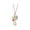 A002- Style B, variant on Amethyst Crystal Necklace, Stone Beads Gemstones for Jewelry Making, Copper Wire Wrapped Howlite Pendant Chain for Jewelry Making