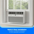 thumbnail image 5 of Midea 8,000 BTU 115V Smart Window Air Conditioner with Comfort Sense Remote, Up to 350 Sq. ft., White, MAW08S1DWWT, New, 5 of 15