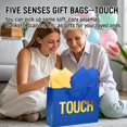 thumbnail image 4 of Bolsas de regalo Nimbbex 32 x 22 x 10 cm Blue Five Senses, paquete de 5, 4 of 8