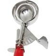 thumbnail image 2 of TrueCraftware – 1 1/3 oz Stainless Steel Ice Cream Disher, Red Handle, NSF Certified, 2 of 4