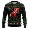 thumbnail image 3 of Suéter navideño feo con estampado 3D a la moda para hombre, sudaderas con capucha de DJ y Papá Noel, sudaderas de cuello redondo para fiestas de Navidad y Año Nuevo, camisetas para festivales, 3 of 5