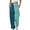 Light blue, variant on Casual Pants For Women Womens Pants Fashion Loose Breathable Color Blocking Gradient Side Pockets Leg Opening Drawstring Seasonal