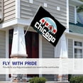 thumbnail image 6 of Chicago Skyline Flag 3x5 Ft Flag Home Outdoor Indoor Garden Home Decoration Banner, 6 of 7
