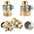 thumbnail image 4 of 3/4 Inch Garden Brass Mender End Repair Kit Hose Connector Male Female, 4 of 5