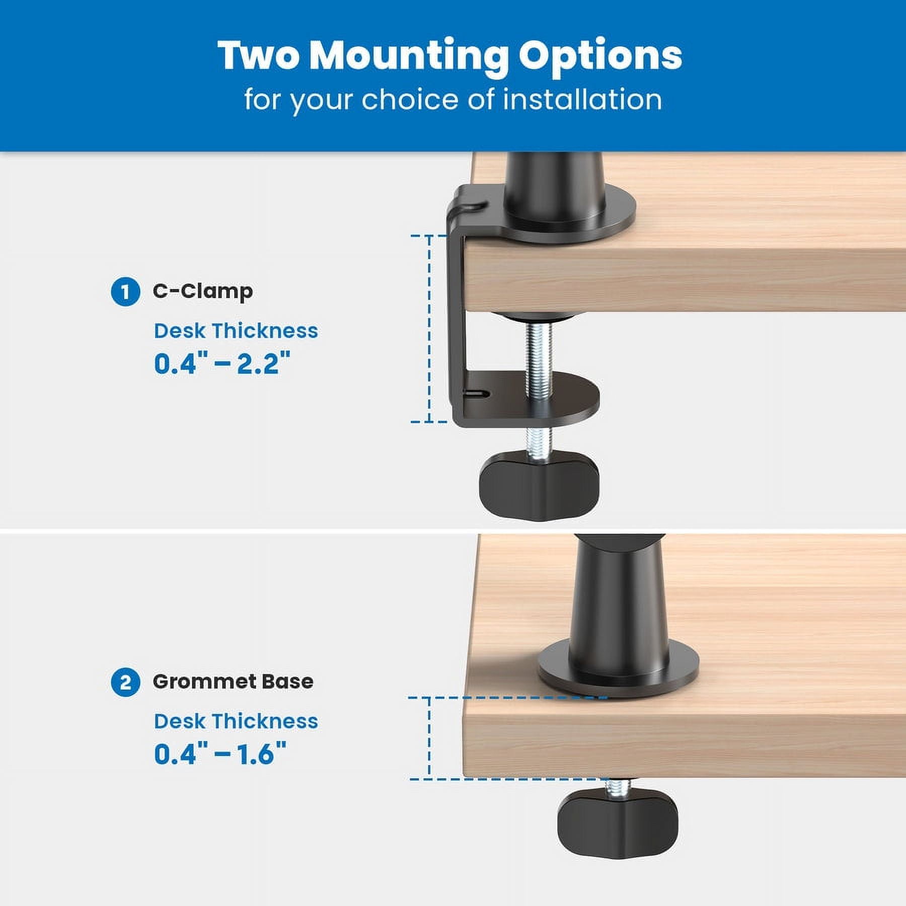 Mount-It! Full Motion Microphone Boom Arm for Podcasts, Meetings, Recordings